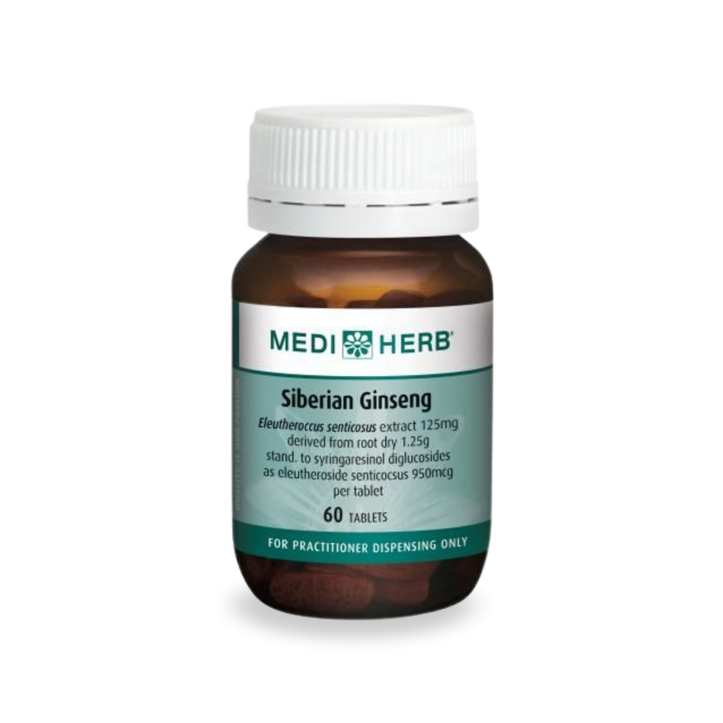 MediHerb Siberian Ginseng 60 Tablets