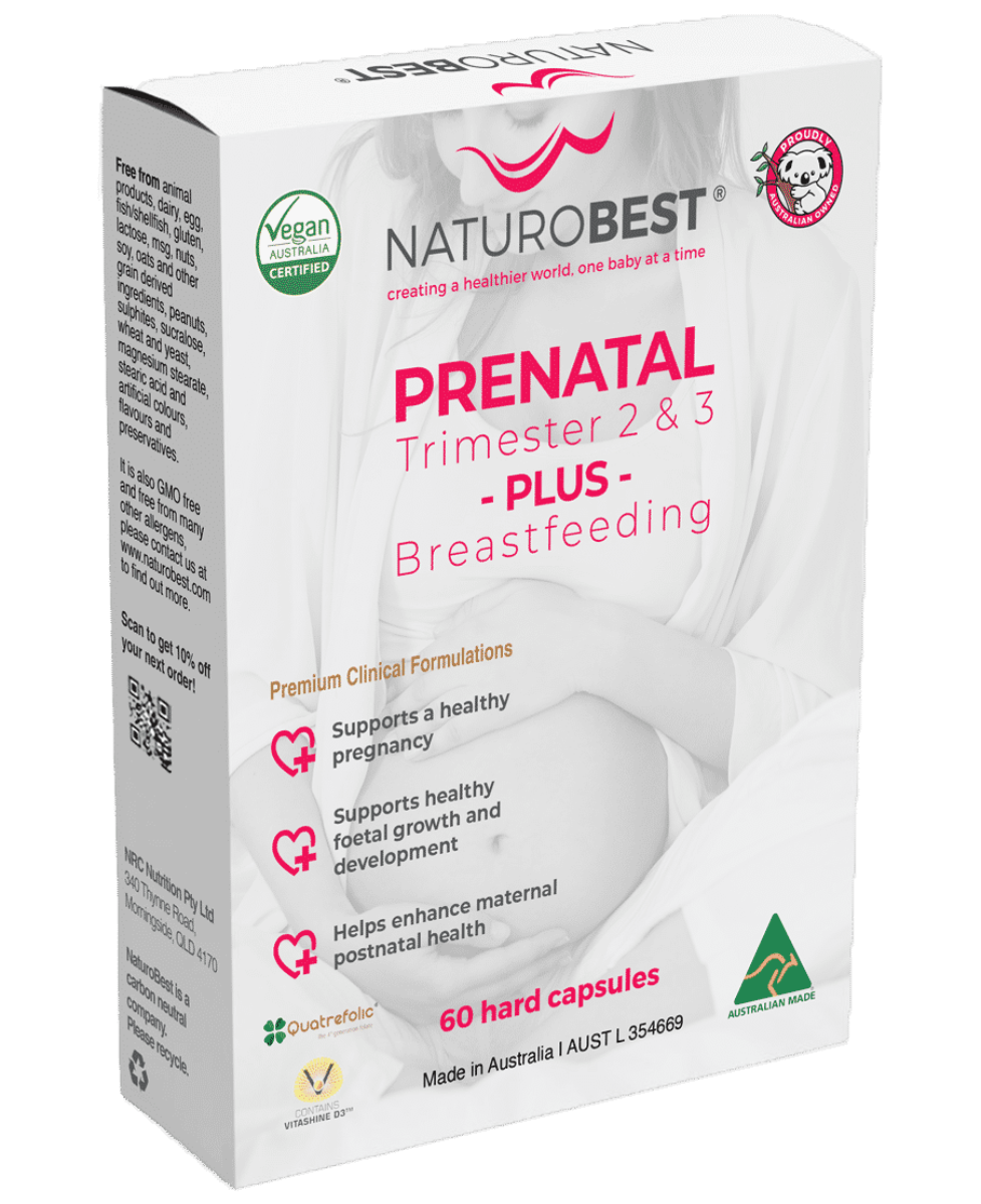 NaturoBest Prenatal Trimester 2 & 3 Plus Breastfeeding