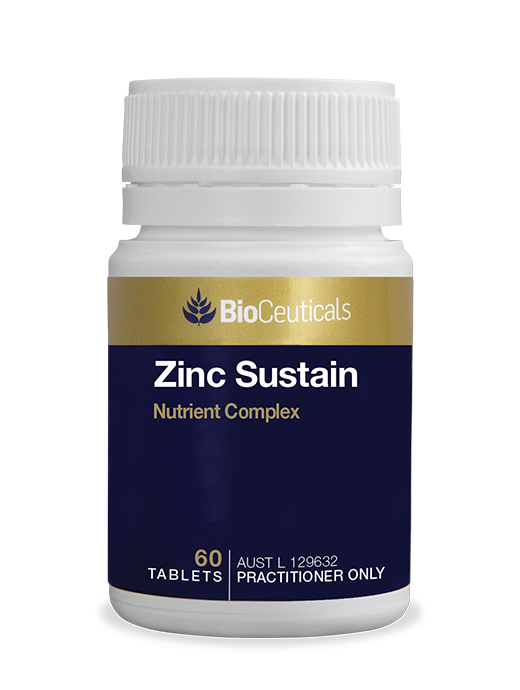 BioCeuticals Zinc Sustain 120 Tabs - Practitioner Only