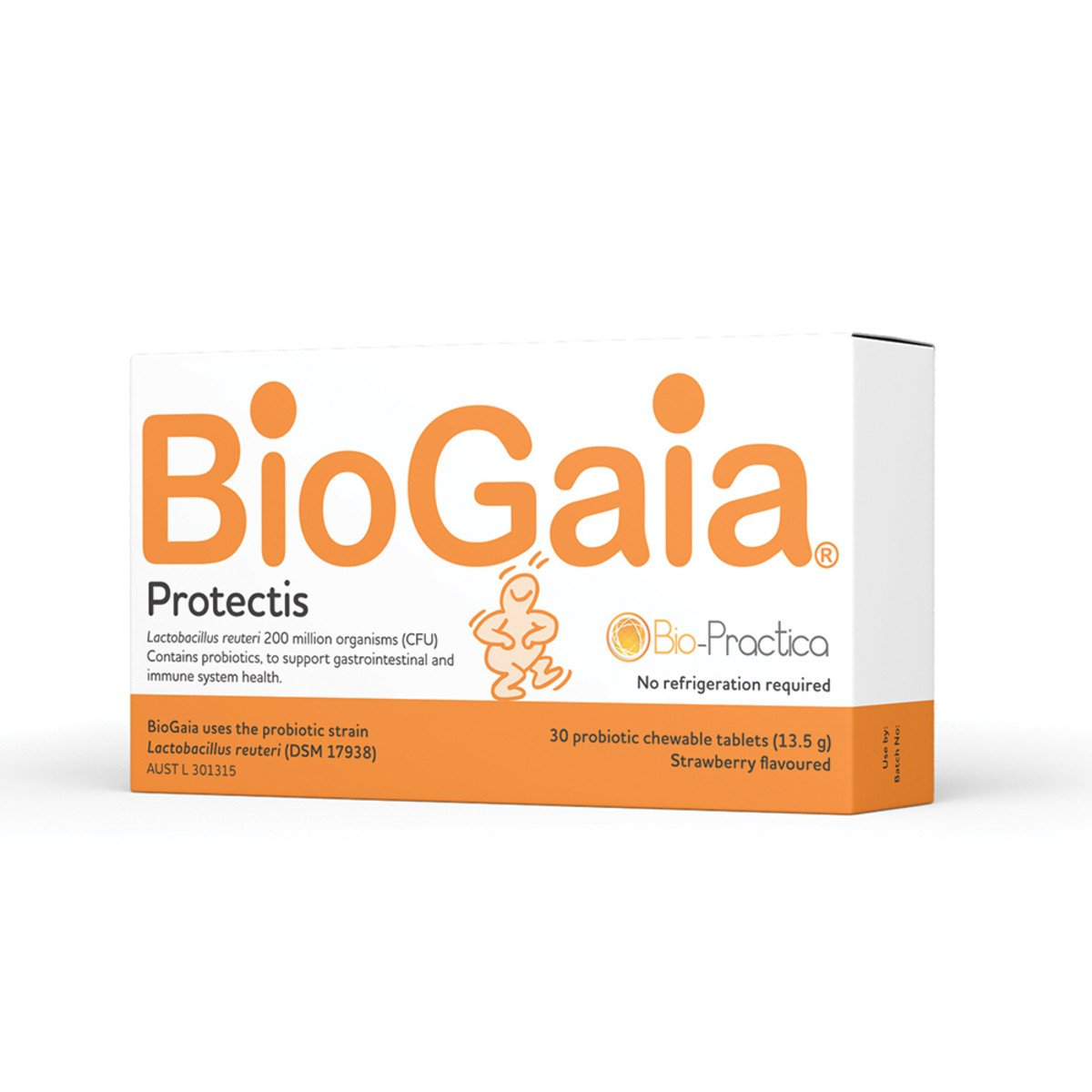 Bio-Practica BioGaia Protectis Chewable Strawberry 100tabs