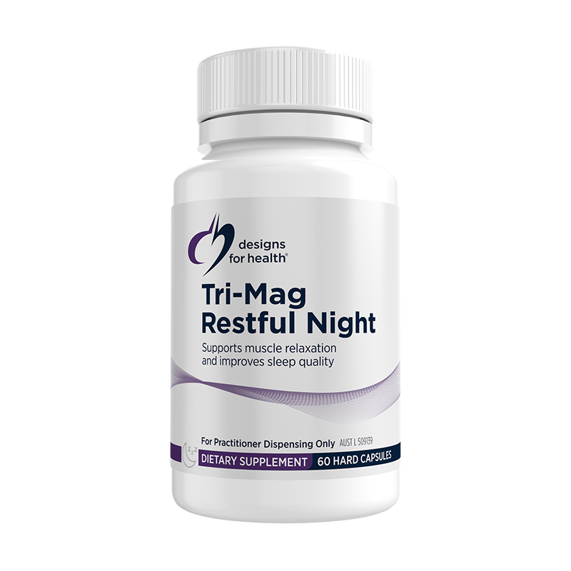 Designs for Health Tri-Mag Restful Night Capsules 60 Caps — Designs for Health