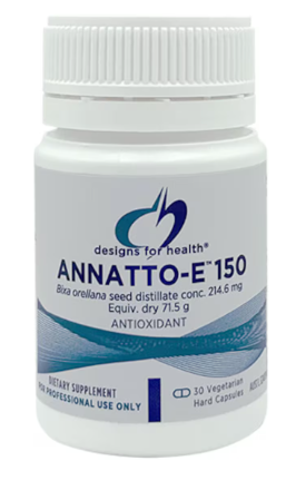 Designs for Health Annatto-E 150 30 Capsules (Contact to Purchase)