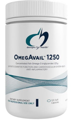 Designs for Health OmegAvail 1250 - 120 Capsules (Contact To Purchase)