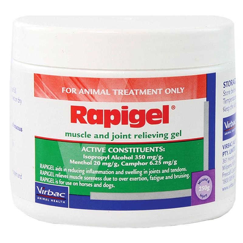 Rapigel Dogs & Horses Muscle & Joint Relieving Gel Tub 250g
