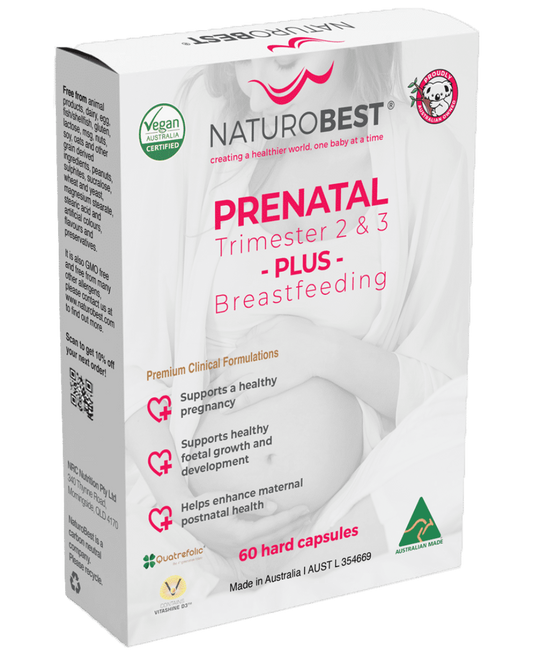 NaturoBest Prenatal Trimester 2 & 3 Plus Breastfeeding