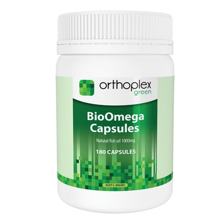 Orthoplex Green Bioomega Capsules 180Scaps Fish Oils