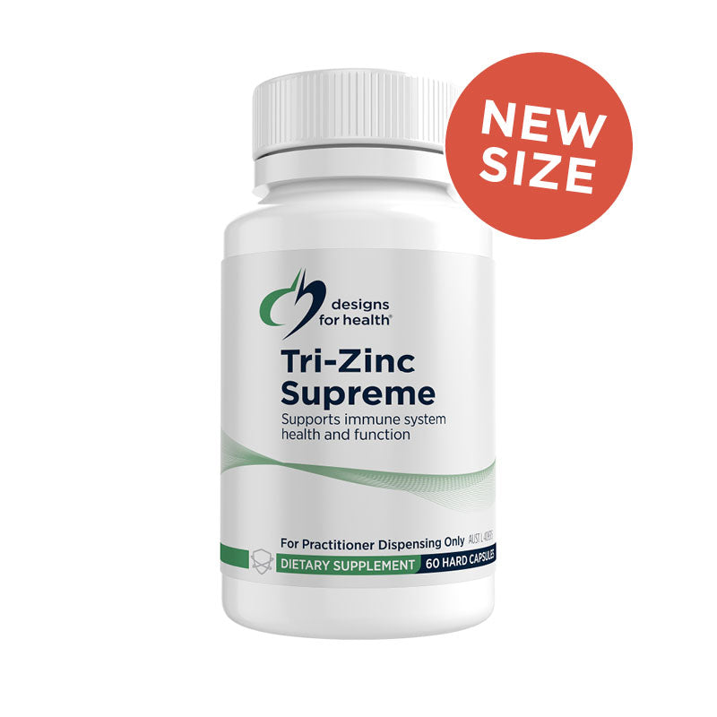 Designs for Health Tri-Zinc Supreme 60 Capsules — Designs for Health