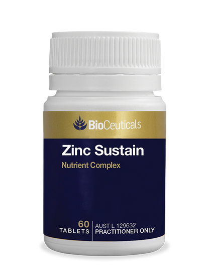BioCeuticals Zinc Sustain 120 Tabs - Practitioner Only