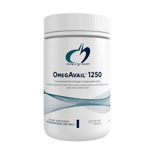 Designs For Health OmegAvail 1250 120 Capsules