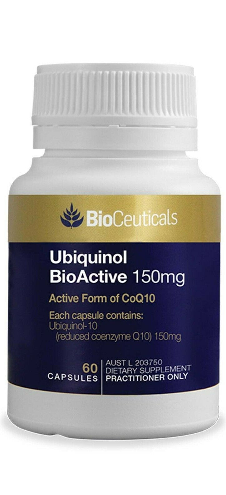 BioCeuticals Ubiquinol BioActive 150mg 60 Caps